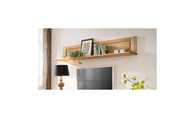 Полка навесная 110 Рауна из массива сосны (бейц масло)